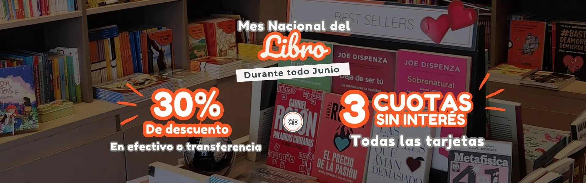 Home 2 Mes Nacional del Libro - Junio - 30% de descuento y 3 cuotas sin interés - Desktop