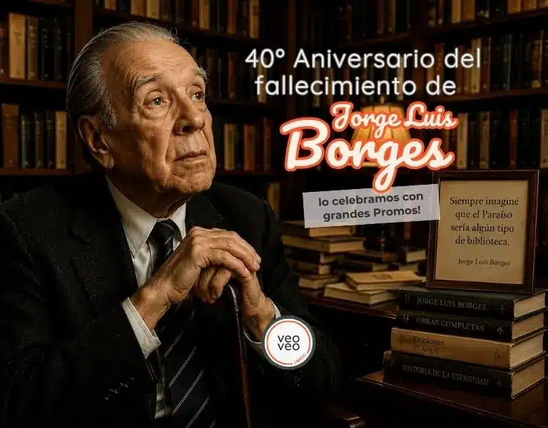 Home 9 Promos - 40 aniversario del fallecimiento de Jorge Luis Borges - movil