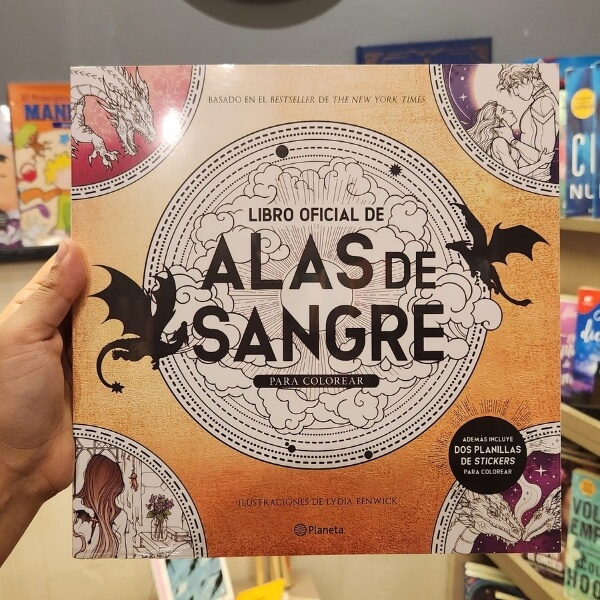 EL LIBRO OFICIAL DE ALAS DE SANGRE PARA COLORES